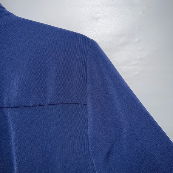 New Direction Top PM Blue Long Sleeve Open Front Cover Up 100% Polyester - Picture 12 of 15